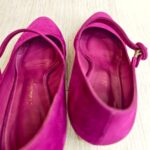 S.Ferragamo Size 7D Pump Pink Suede Leather with Gold Hardware #RKYR-11 - Image 6