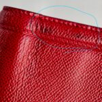 Salvatore Ferragamo Miss Vara Red Calfskin with Gold Hardware #RKST-3 - Image 9