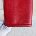 Salvatore Ferragamo Miss Vara Red Calfskin with Gold Hardware #RKST-3 - Image 5