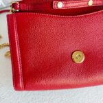 Salvatore Ferragamo Miss Vara Red Calfskin with Gold Hardware #RKST-3 - Image 22