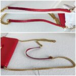 Salvatore Ferragamo Miss Vara Red Calfskin with Gold Hardware #RKST-3 - Image 17