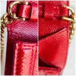 Salvatore Ferragamo Miss Vara Red Calfskin with Gold Hardware #RKST-3 - Image 16