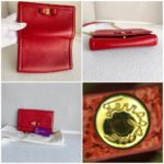 Salvatore Ferragamo Miss Vara Red Calfskin with Gold Hardware #RKST-3 - Image 2