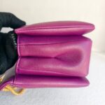 Valentino Garavani One Stud Sling Bag Purple Lambskin with Gold Hardware #RKUS-5 - Image 10