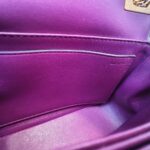 Valentino Garavani One Stud Sling Bag Purple Lambskin with Gold Hardware #RKUS-5 - Image 30