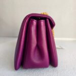 Valentino Garavani One Stud Sling Bag Purple Lambskin with Gold Hardware #RKUS-5 - Image 8