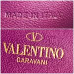 Valentino Garavani One Stud Sling Bag Purple Lambskin with Gold Hardware #RKUS-5 - Image 23