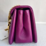 Valentino Garavani One Stud Sling Bag Purple Lambskin with Gold Hardware #RKUS-5 - Image 7
