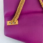 Valentino Garavani One Stud Sling Bag Purple Lambskin with Gold Hardware #RKUS-5 - Image 17