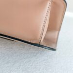 Valentino Garavani VSling Bag Nude Smooth Calf leather with Gold Hardware #RKUS-4 - Image 14