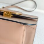 Valentino Garavani VSling Bag Nude Smooth Calf leather with Gold Hardware #RKUS-4 - Image 12