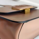 Valentino Garavani VSling Bag Nude Smooth Calf leather with Gold Hardware #RKUS-4 - Image 11