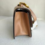 Valentino Garavani VSling Bag Nude Smooth Calf leather with Gold Hardware #RKUS-4 - Image 7