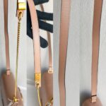 Valentino Garavani VSling Bag Nude Smooth Calf leather with Gold Hardware #RKUS-4 - Image 16
