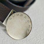 Burberry Belt Size 100cm Dark Brown Leather with Silver Hardware #RYLE-2 - Image 2