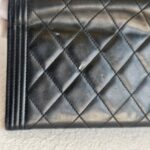 Chanel Boy Flap Wallet Black Patent Leather with Gold Hardware #RYEU-5 - Image 4