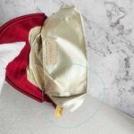 Chanel Clutch Red Satin with Silver Hardware #RYLY-1 - Image 31