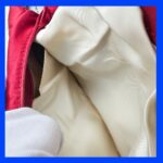 Chanel Clutch Red Satin with Silver Hardware #RYLY-1 - Image 27