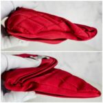 Chanel Clutch Red Satin with Silver Hardware #RYLY-1 - Image 15