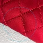 Chanel Clutch Red Satin with Silver Hardware #RYLY-1 - Image 25