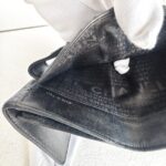 Chanel Compact Wallet Black Embossed Leather with Silver Hardware #RYEU-7 - Image 20