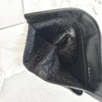 Chanel Compact Wallet Black Embossed Leather with Silver Hardware #RYEU-7 - Image 21