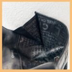 Chanel Compact Wallet Black Embossed Leather with Silver Hardware #RYEU-7 - Image 22