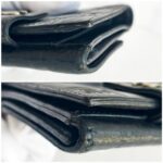 Chanel Compact Wallet Black Embossed Leather with Silver Hardware #RYEU-7 - Image 8