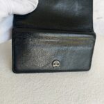 Chanel Flap Wallet Black Goatskin with Silver Hardware #RYEU-8 - Image 3