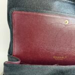 Chanel Jumbo Large Double Flap Black Grained Calfskin with Gold Hardware #GUUEE-1 - Image 28