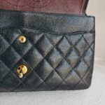 Chanel Jumbo Large Double Flap Black Grained Calfskin with Gold Hardware #GUUEE-1 - Image 24