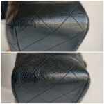 Chanel Jumbo Large Double Flap Black Grained Calfskin with Gold Hardware #GUUEE-1 - Image 17