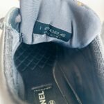 Chanel Trainers Size 40 Black Shoes #RYEE-5 - Image 12