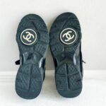 Chanel Trainers Size 40 Black Shoes #RYEE-5 - Image 7