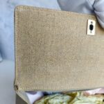 Chanel Vintage Kelly Bag Brown Coated Canvas with Gold Hardware #RYEU-1 - Image 20
