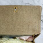 Chanel Vintage Kelly Bag Brown Coated Canvas with Gold Hardware #RYEU-1 - Image 21