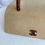 Chanel Vintage Kelly Bag Brown Coated Canvas with Gold Hardware #RYEU-1 - Image 3