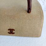 Chanel Vintage Kelly Bag Brown Coated Canvas with Gold Hardware #RYEU-1 - Image 4