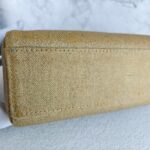 Chanel Vintage Kelly Bag Brown Coated Canvas with Gold Hardware #RYEU-1 - Image 11