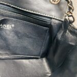 Chanel Vintage Small Flap Black Lambskin with Silver Hardware #RYEU-4 - Image 31