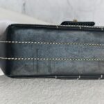 Chanel Vintage Small Flap Black Lambskin with Silver Hardware #RYEU-4 - Image 9