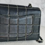 Chanel Vintage Small Flap Black Lambskin with Silver Hardware #RYEU-4 - Image 6