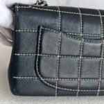 Chanel Vintage Small Flap Black Lambskin with Silver Hardware #RYEU-4 - Image 5
