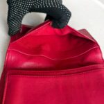 Chanel Wallet Red Leather with Silver Hardware #RKOL-7 - Image 27