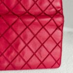 Chanel Wallet Red Leather with Silver Hardware #RKOL-7 - Image 7