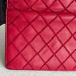 Chanel Wallet Red Leather with Silver Hardware #RKOL-7 - Image 6