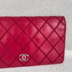 Chanel Wallet Red Leather with Silver Hardware #RKOL-7 - Image 4