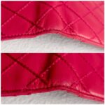 Chanel Wallet Red Leather with Silver Hardware #RKOL-7 - Image 11