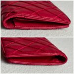 Chanel Wallet Red Leather with Silver Hardware #RKOL-7 - Image 8
