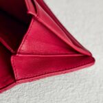 Chanel Wallet Red Leather with Silver Hardware #RKOL-7 - Image 9